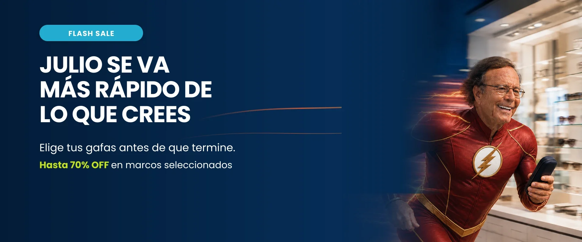 Hasta 70% de descuento en marcos seleccionados