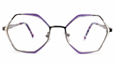 Plateado y morado - 2 unidades
