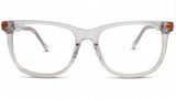 C10 transparente gris con detalle naranja - 1 unidad disponible