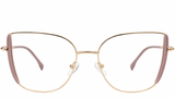 Piel rosado nude con dorado