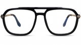 Negro con brazos dorados y terminales azul oscuro - 1 unidad disponible