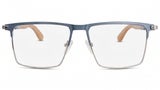 Plateado claro con brazos tipo madera - 2 unidades disponibles