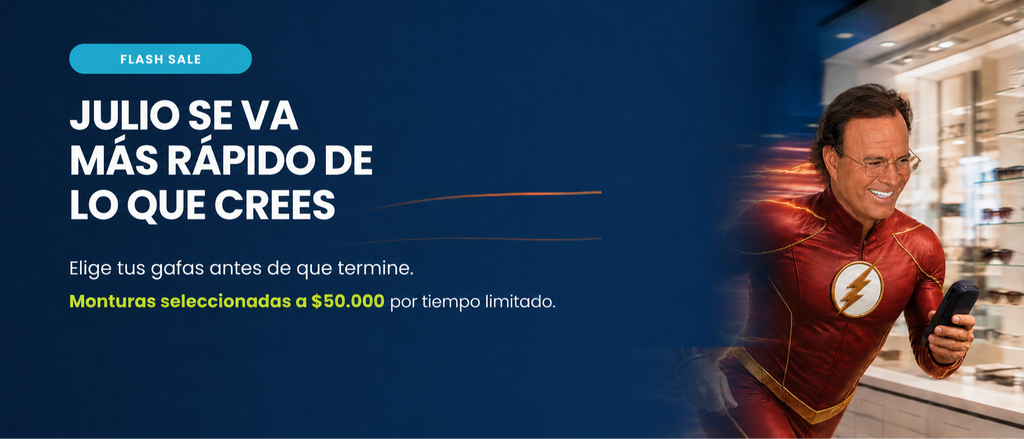gafas baratas con monturas a $50.000